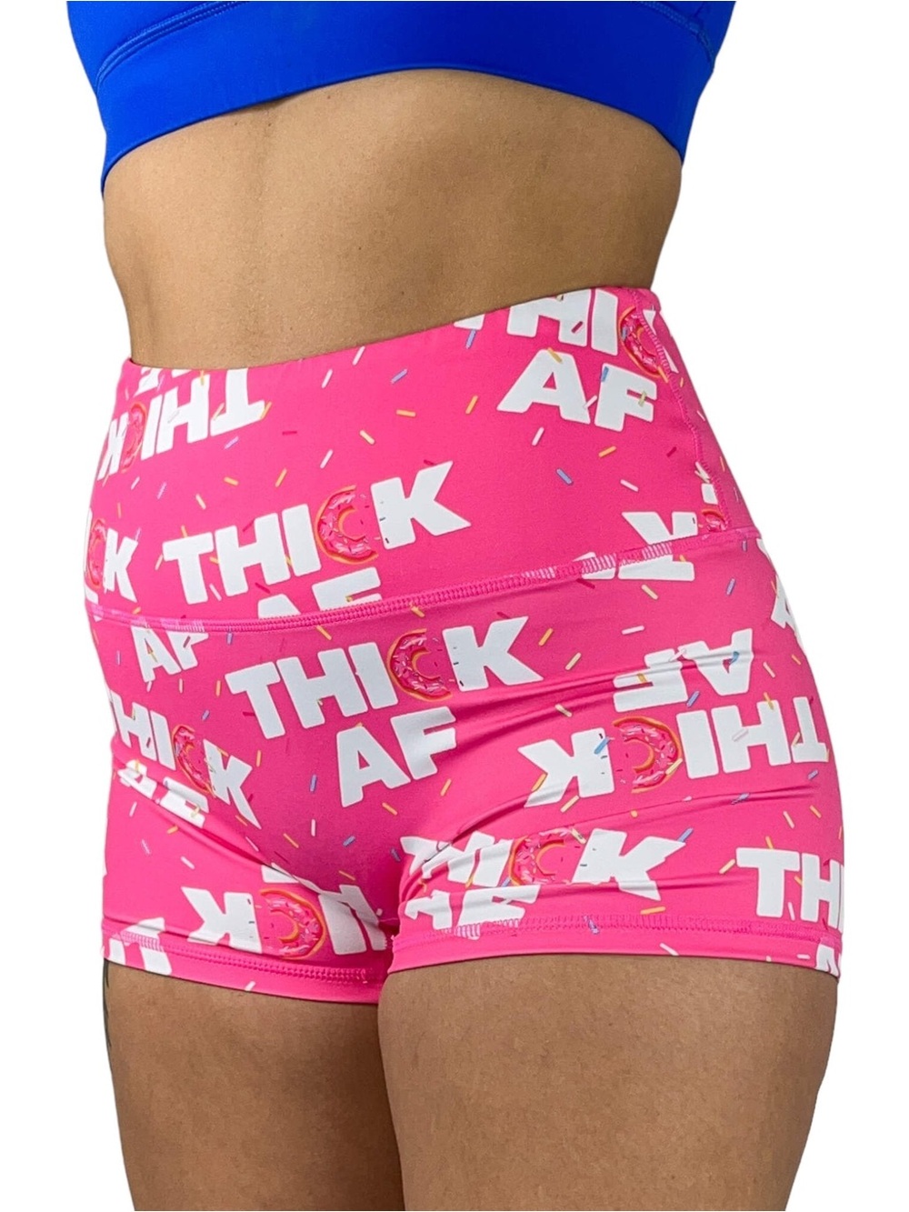 Combat Iron Performance Training Shorts ‘Thick AF’ Donut Graphic size Medium